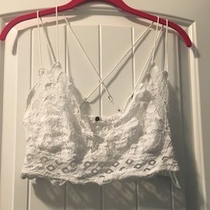 Free People Bralette - White